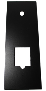 Lockey T-Cover, Cover Plate for 2000 and 3000 Series Locks, Black